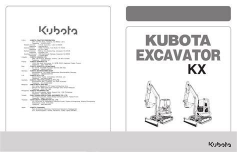 kubota mini excavator manual|2020 kubota kx040 4 manual.